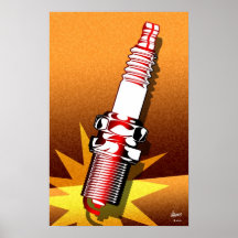 Spark Plug Poster
