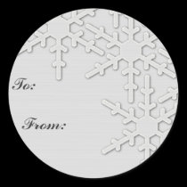 Sparkle Snowflake Design stickers