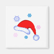 Sparkley hat magnet