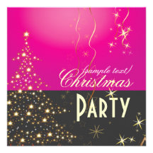 Sparkling Christmas Tree / Party invitations
