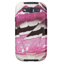 Sparkling Lip Gloss Phone Case Samsung Galaxy SIII Covers