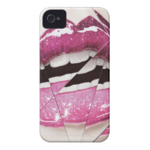 Sparkling Lip Gloss Phone Case iPhone 4 Covers