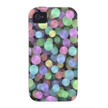 Sparkling Rainbow Polka Dots Case-Mate iPhone 4 Case