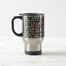 Sparkling Rainbow Polka Dots Coffee Mugs