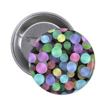 Sparkling Rainbow Polka Dots Pin