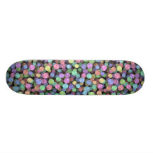 Sparkling Rainbow Polka Dots Skateboard Decks