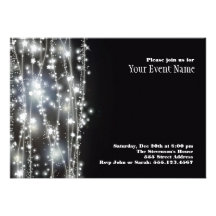 Sparkling Stars Invitation