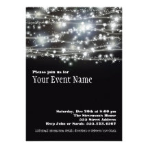 Sparkling Stars Invitation