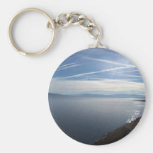 Sparkling Walker Lake Keychain