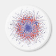 Sparkly USA Star Magnet