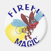 Sparky the Firefly Refrigerator Magnet