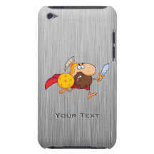 Spartan Gladiator; Metal-look iPod Case-Mate Cases