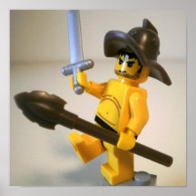 'Spartcacus' The Gladiator Custom Minifigure Poster