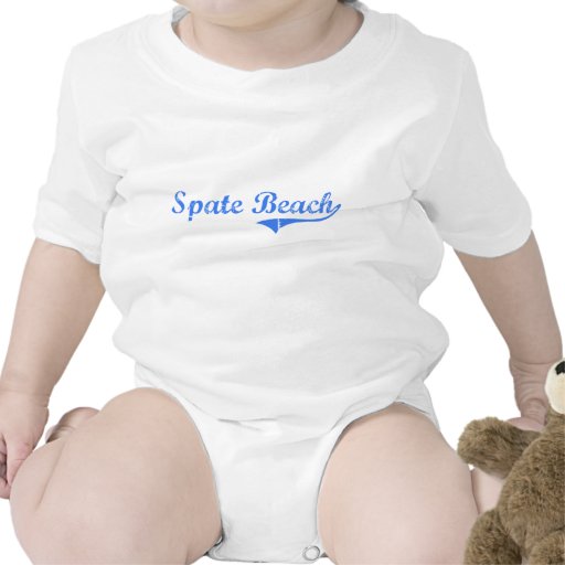 Spate Beach Washington Classic Design Tee Shirt
