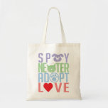 Spay Neuter Adopt Love 2 Canvas Bags