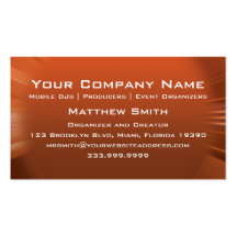 Speaker Attack Business Card