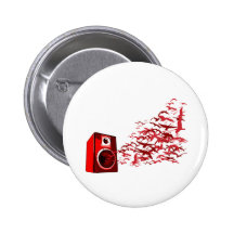 Speaker Birds Pinback Buttons