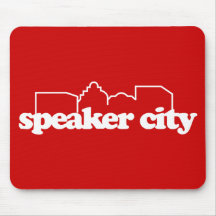 Speaker City old school Mousepads