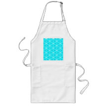 Special Blue Heart Pattern Aprons