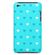 Special Blue Heart Pattern iPod Touch Case-Mate Case
