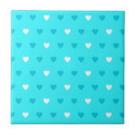 Special Blue Heart Pattern Ceramic Tiles