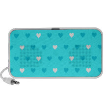 Special Blue Heart Pattern Speakers
