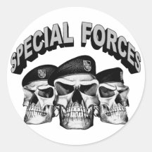 Special Forces Skulls Sticker