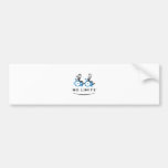 Special Girl Chases Special Boy Bumper Stickers