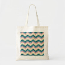 Speckled Chevron Canvas Bags