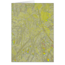 Speckled Yellow Greeting Card
