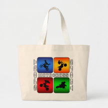 Spectacular Motocross Canvas Bags