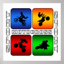 Spectacular Motocross Poster