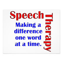 Speech Thereapy Personalized Announcement