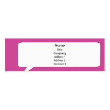 Speechbox - Skinny Business Card
