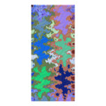 Speed Breaker Waves Blue Rack Card Template