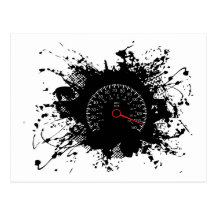 Speed Emblem Urban Style 4 Postcards