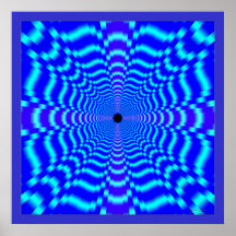 Speed Optical Illusion Poster