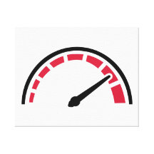 Speedo racing motorcycle canvas print