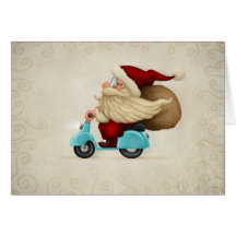 Speedy Santa Claus Card