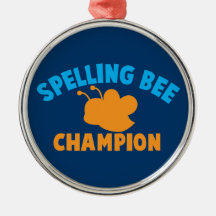 Spelling Bee Champion Christmas Tree Ornament