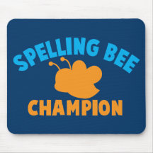 Spelling Bee Champion Mouse Pads