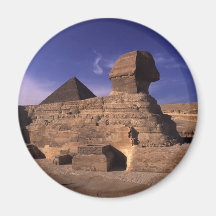 Sphinx and Pyramids at Giza Cairo Egypt Fridge Magnet