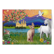 Sphynx Cat 1 - Fantasy Land Card