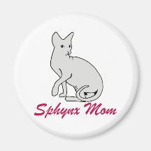Sphynx Mum Magnet