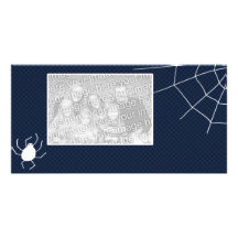 Spider Finds his Web Personalised Photo Card