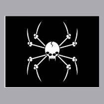 Spider Skull postcards