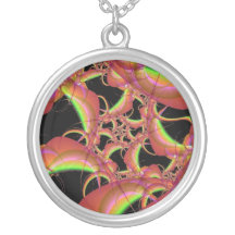 Spiderman fractal necklace
