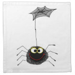 Spiderweb and a little spider napkins
