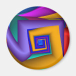 Spiral Fractal Fun magnet
