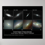 Spiral Galaxy Bulges Hubble Telescope Photo Print